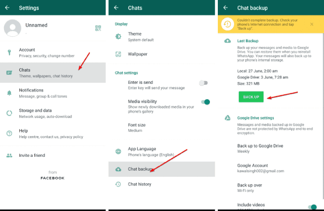 Backing up your WhatsApp to Google Drive for Android Users-min