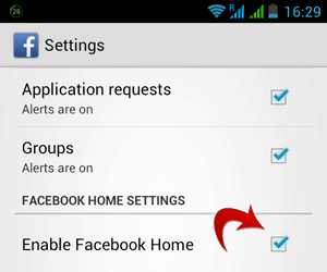 Enable Facebook Home on any Android Device