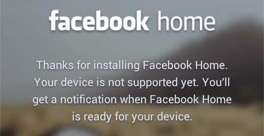 Facebook Home for All Android Devices