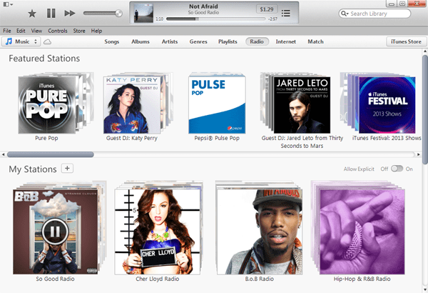 How to access iTunes Radio on PC