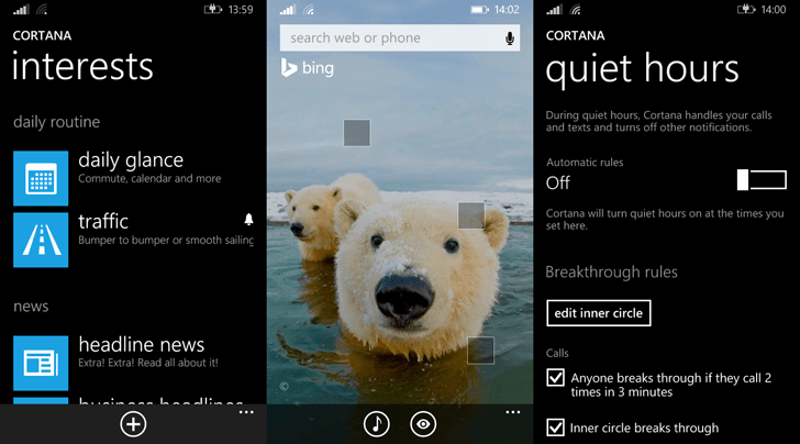 Cortana and Bing Search on Windows Phone 8.1