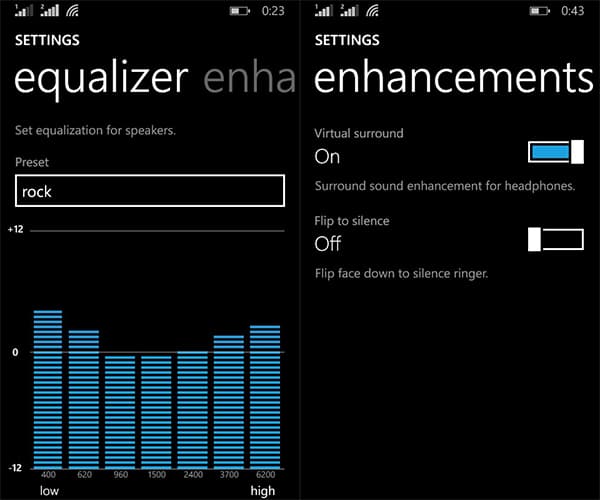 Custom Equalizer on Windows Phone