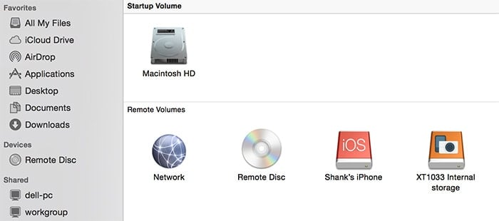 Mount MTP devices on Mac
