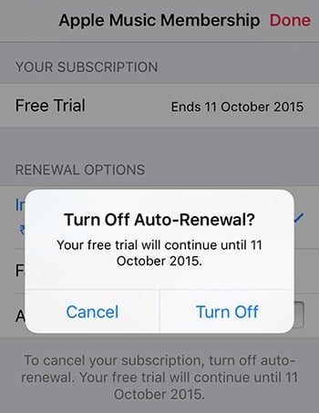 Cancel Apple Music subscription - iPhone, iPad, iPod Touch