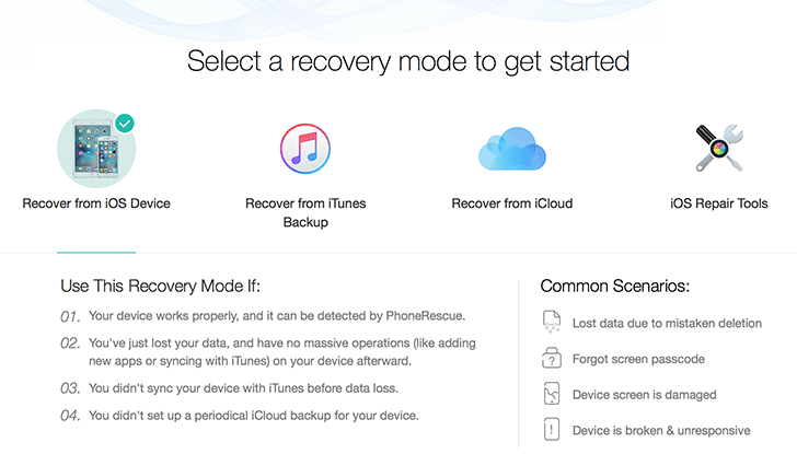 Recover Deleted Data (Photos, Messages, Files, etc.) from iOS