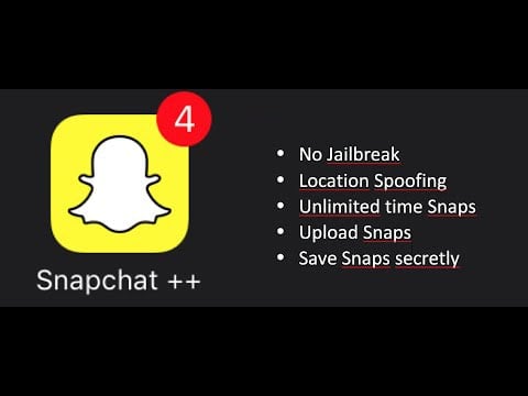 Install SnapChat++ on iPhone, iPad - No Jailbreak