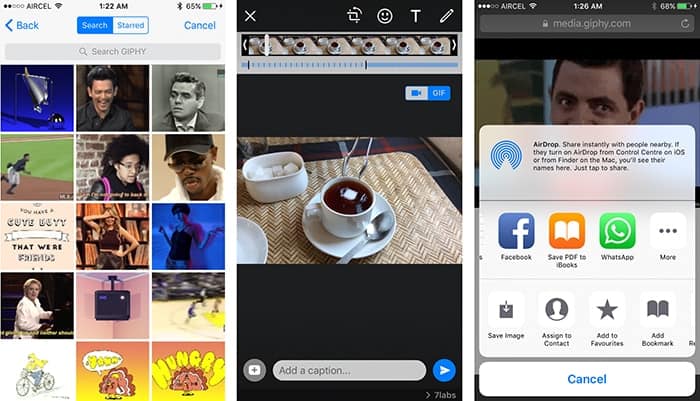 How to create and share GIF within WhatsApp 