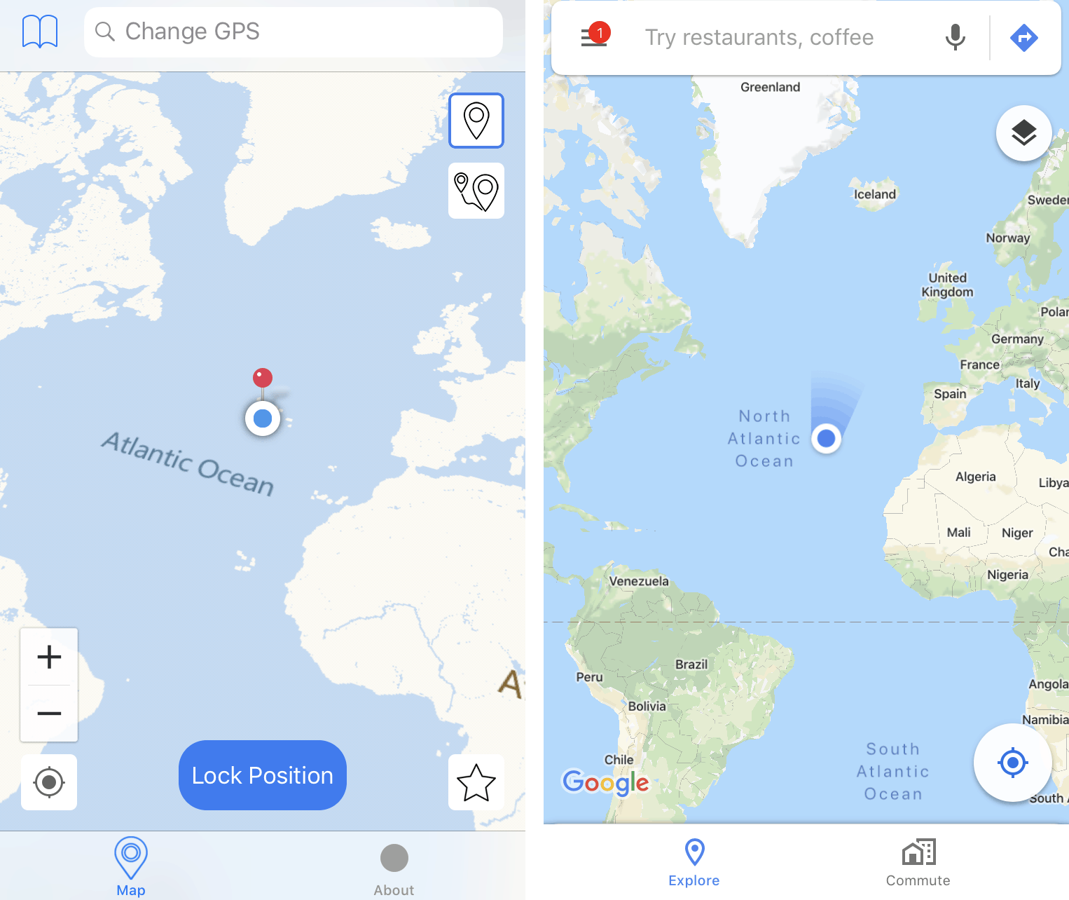 Change GPS location in iPhone