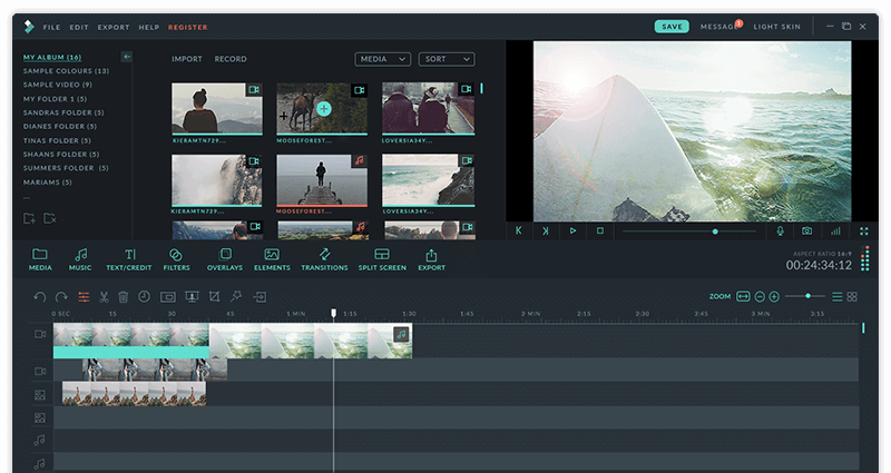 Filmora - Top video editing software for beginners