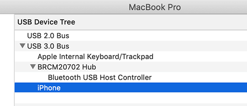 Determine USB version on Mac