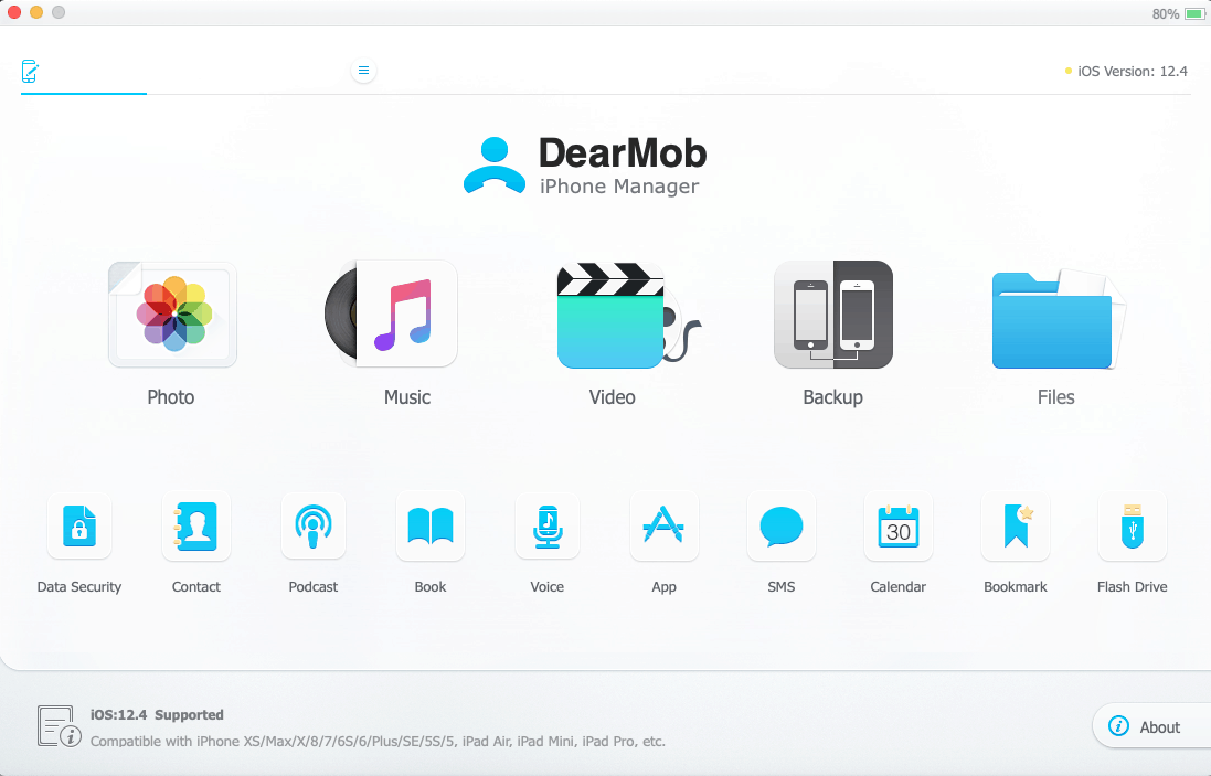 Manage data between iPhone and computer with DearMob iPhone Manager