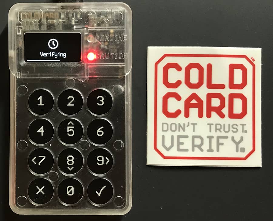 The most secure, open-source Bitcoin hardware wallet - Coldcard