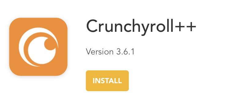 Install Crunchyroll++ on iPhone, iPad without jailbreak