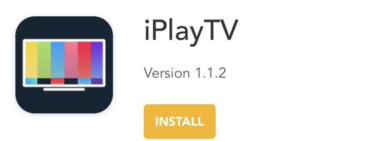 Install iPlayTV on iPhone, iPad without jailbreak