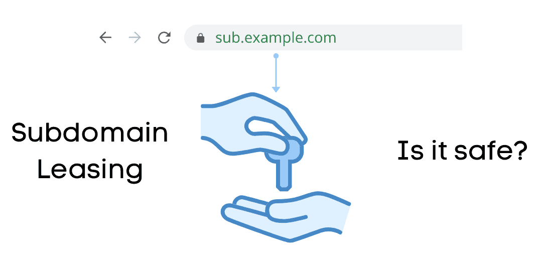 You should think twice before leasing a subdomain - Subdomain leasing