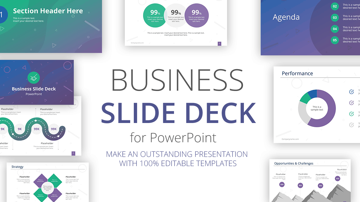 Business Slide Deck for PowerPoint by SlideModel