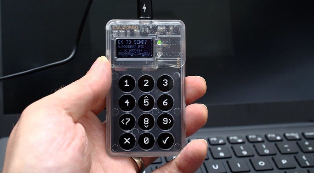 Most secure Bitcoin hardware wallet