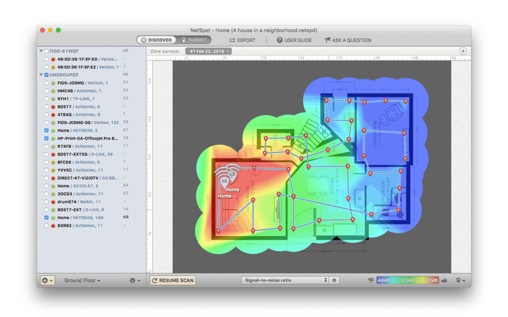 Optimise home, office Wi-Fi coverage with NetSpot Wi-Fi Analyzer & Survey tool