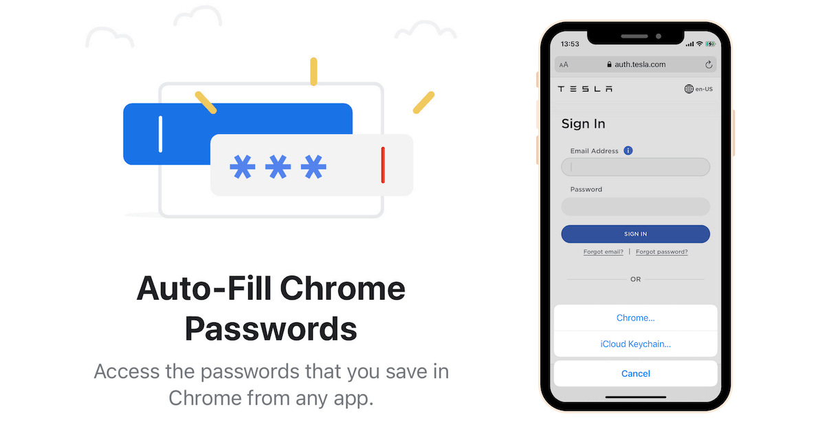 How to Get Google Chrome Passwords on iPhone, iPad - AutoFill from any app