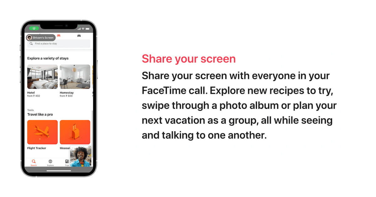 Share screen on FaceTime using iPhone, iPad, or Mac