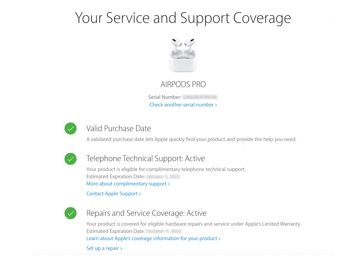 How to Check Warranty of your Apple AirPods - AirPods Coverage