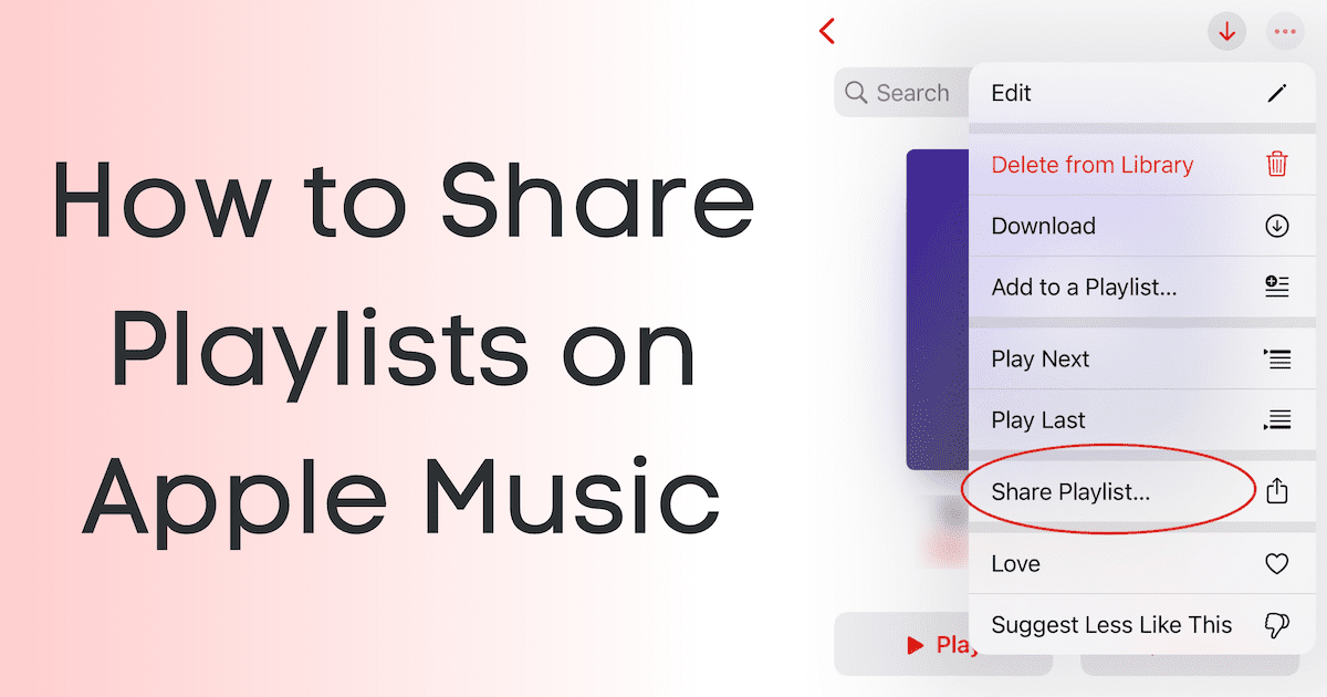 How to Share Playlists on Apple Music