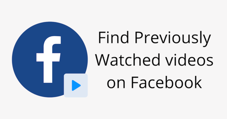 How To Watch Recently Watched Videos On Facebook App 2021 How to Find Recently Watched Videos on Facebook (Watch History)