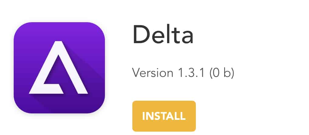 Download Delta Emulator for iPhone