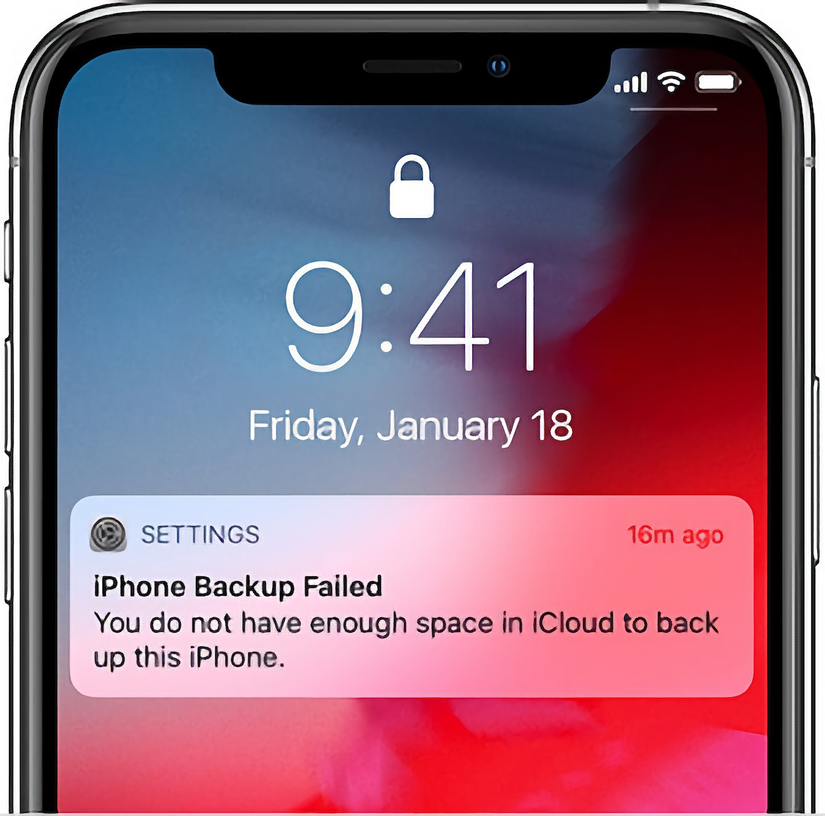 Fix not enough iCloud storage available issue