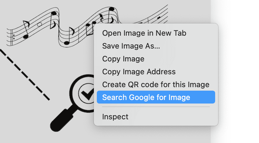 Restore Search Google for image option in Chrome