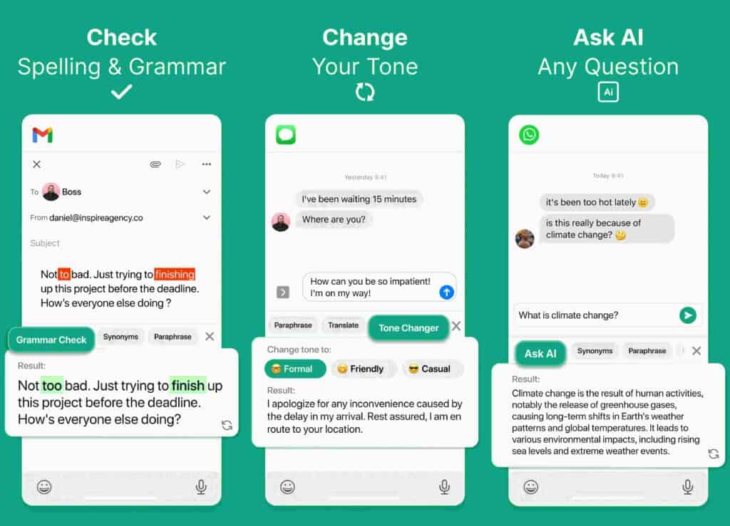 Best ChatGPT (AI) Keyboards for Android and iOS