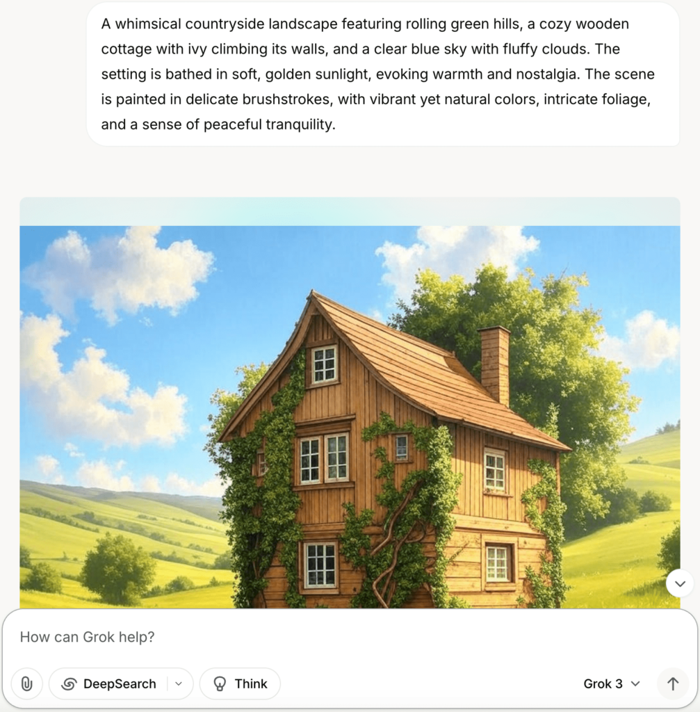 Create a Ghibli-Style Artwork from Scratch with Grok