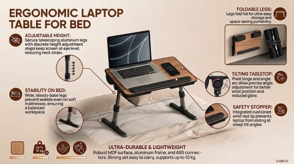 Best Laptop Tables for Bed (Tested & Recommended)